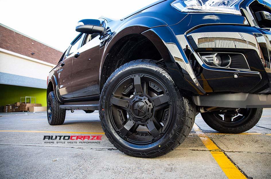 FORD RANGER ROCKSTAR XD 2 MATTE BLACK
